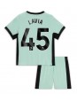 Chelsea Romeo Lavia #45 Alternativní dres pro děti 2023-24 Krátký Rukáv (+ trenýrky)
